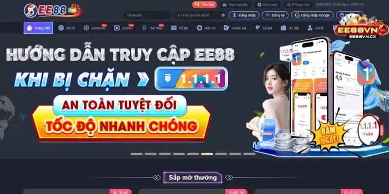 Trang Chủ Link truy cập chính thức vào trang chủ EE88 không bị chặn